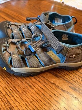 Keen Kids Gray and Blue Outdoor Sandal